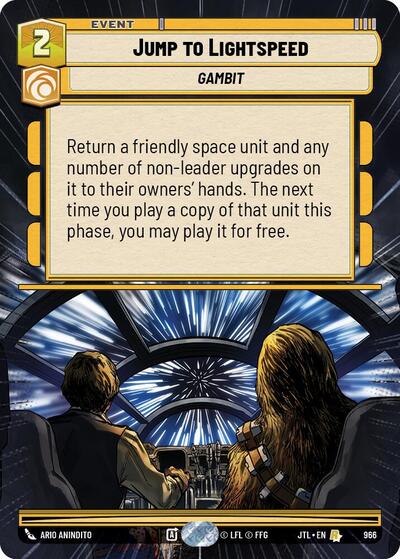 Jump to Lightspeed - 966 - Rare (Hyperspace Foil) - Jump to Lightspeed