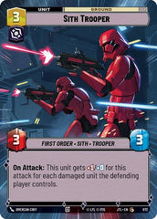 Sith Trooper - 972 - Common (Hyperspace Foil) - Jump to Lightspeed