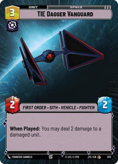 TIE Dagger Vanguard - 973 - Common (Hyperspace Foil) - Jump to Lightspeed