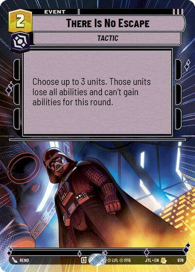 There Is No Escape - 978 - Rare (Hyperspace Foil) - Jump to Lightspeed