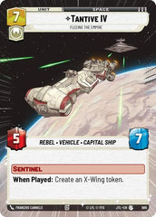 Tantive IV - Fleeing the Empire - 986 - Uncommon (Hyperspace Foil) - Jump to Lightspeed
