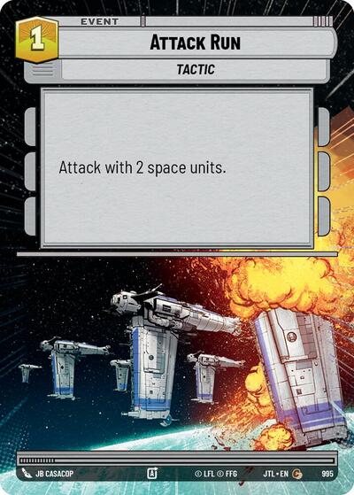 Attack Run - 995 - Common (Hyperspace Foil) - Jump to Lightspeed