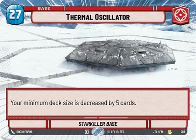 Thermal Oscillator - 287 - Rare (Hyperspace) - Jump to Lightspeed