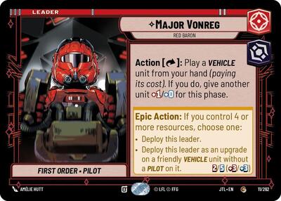 Major Vonreg - Red Baron - 011/262 - Common - Jump to Lightspeed