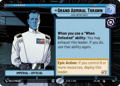 Grand Admiral Thrawn - ...How Unfortunate - 264 - Common (Hyperspace) - Jump to Lightspeed