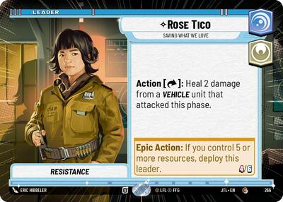 Rose Tico - Saving What We Love - 266 - Common (Hyperspace) - Jump to Lightspeed
