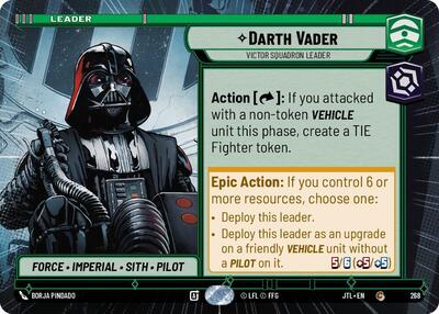 Darth Vader - Victor Squadron Leader - 268 - Common (Hyperspace) - Jump to Lightspeed