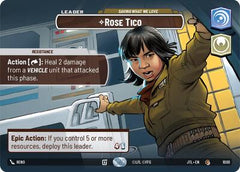 Rose Tico - Saving What We Love - 1000 - Common (Showcase) - Jump to Lightspeed