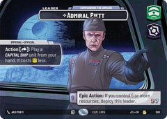 Admiral Piett - Commanding the Armada - 1001 - Rare (Showcase) - Jump to Lightspeed