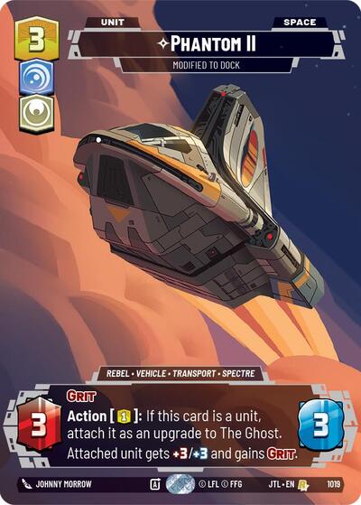 Phantom II - Modified to Dock - 1019 - Rare (Prestige) - Jump to Lightspeed