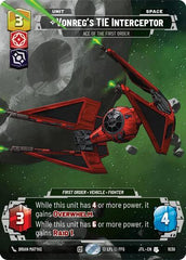 Vonreg's TIE Interceptor - Ace of the First Order - 1030 - Uncommon (Prestige) - Jump to Lightspeed