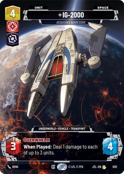 IG-2000 - Assassin's Aggressor - 1031 - Rare (Prestige) - Jump to Lightspeed