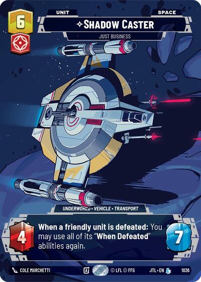 Shadow Caster - Just Business - 1036 - Legendary (Prestige) - Jump to Lightspeed