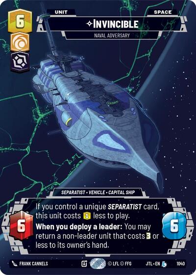Invincible - Naval Adversary - 1040 - Legendary (Prestige) - Jump to Lightspeed
