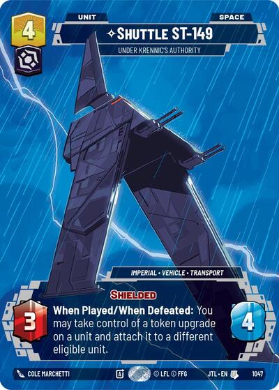 Shuttle ST-149 - Under Krennic's Authority - 1047 - Uncommon (Prestige) - Jump to Lightspeed