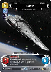 Corvus - Inferno Squadron Raider - 1052 - Rare (Prestige Foil) - Jump to Lightspeed