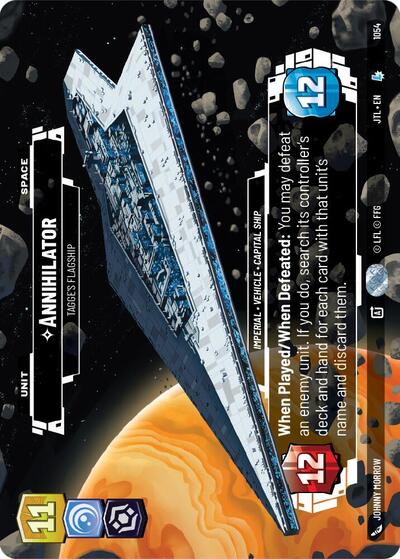 Annihilator - Tagge's Flagship - 1054 - Legendary (Prestige Foil) - Jump to Lightspeed