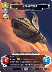 Phantom II - Modified to Dock - 1055 - Rare (Prestige Foil) - Jump to Lightspeed
