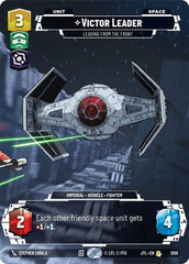 Victor Leader - Leading from the Front - 1059 - Rare (Prestige Foil) - Jump to Lightspeed