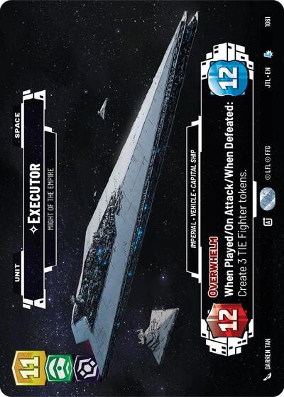 Executor - Might of the Empire - 1061 - Legendary (Prestige Foil) - Jump to Lightspeed