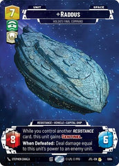 Raddus - Holdo's Final Command - 1064 - Rare (Prestige Foil) - Jump to Lightspeed