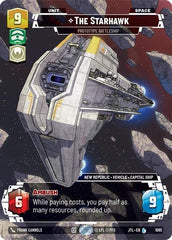 The Starhawk - Prototype Battleship - 1065 - Legendary (Prestige Foil) - Jump to Lightspeed