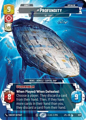 Profundity - We Fight! - 1071 - Legendary (Prestige Foil) - Jump to Lightspeed