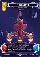 Radiant VII - Ambassadors' Arrival - 1081 - Legendary (Prestige Foil) - Jump to Lightspeed