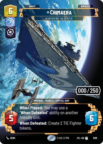 Chimaera - Reinforcing the Center (Serialized) - 1089 - Uncommon - Jump to Lightspeed