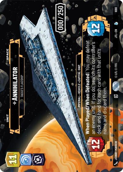 Annihilator - Tagge's Flagship (Serialized) - 1090 - Legendary - Jump to Lightspeed