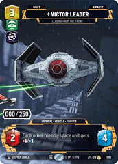 Victor Leader - Leading from the Front (Serialized) - 1095 - Rare - Jump to Lightspeed