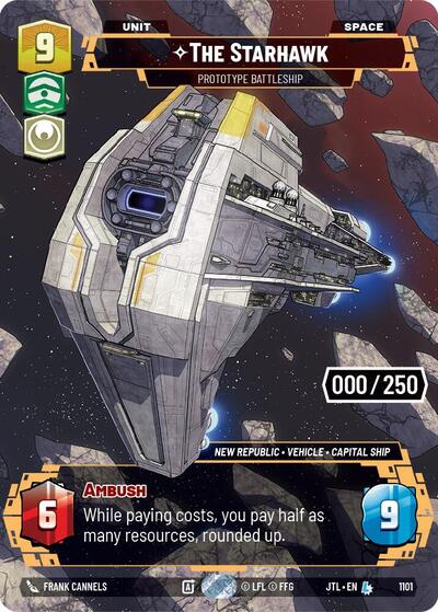 The Starhawk - Prototype Battleship (Serialized) - 1101 - Legendary - Jump to Lightspeed