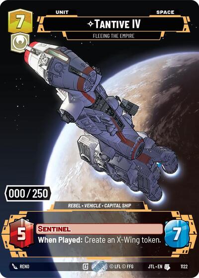 Tantive IV - Fleeing the Empire (Serialized) - 1122 - Uncommon - Jump to Lightspeed