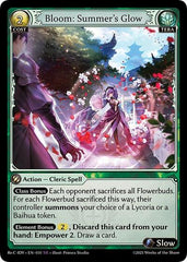 Bloom: Summer's Glow - 031 - Super Rare - Diao Chan Re: Collection, Idyll Corsage
