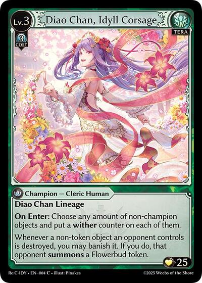 Diao Chan, Idyll Corsage - 004 - Common - Diao Chan Re: Collection, Idyll Corsage