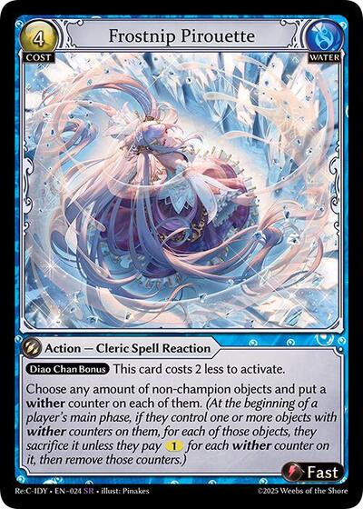 Frostnip Pirouette - 024 - Super Rare - Diao Chan Re: Collection, Idyll Corsage