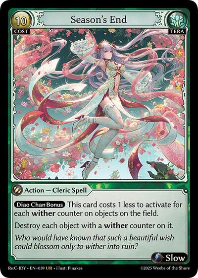 Season's End - 039 - Ultra Rare - Diao Chan Re: Collection, Idyll Corsage