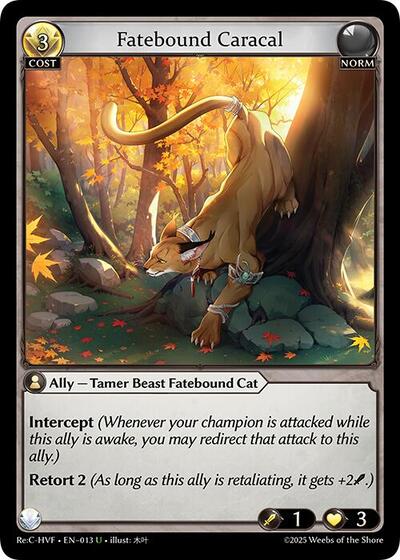 Fatebound Caracal - 013 - Uncommon - Guo Jia Re: Collection, Heaven’s Favored