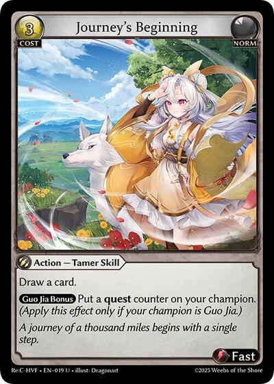 Journey's Beginning - 019 - Uncommon - Guo Jia Re: Collection, Heaven’s Favored