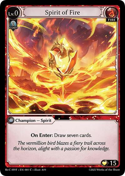 Spirit of Fire - 001 - Common - Guo Jia Re: Collection, Heaven’s Favored