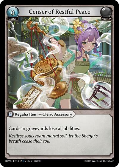 Censer of Restful Peace - 012 - Rare - Abyssal Heaven