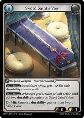 Sword Saint's Vow - 017 - Rare - Abyssal Heaven