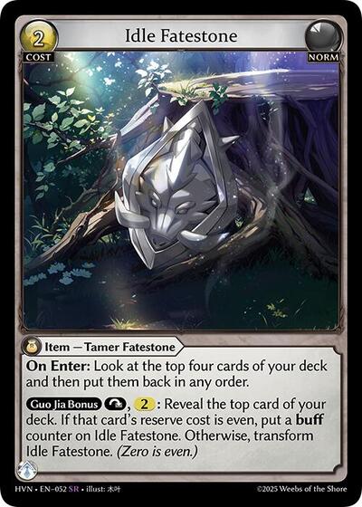 Idle Fatestone // Bolstered Boar - 052 - Super Rare - Abyssal Heaven