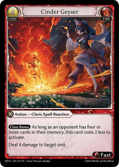 Cinder Geyser - 077 - Common - Abyssal Heaven