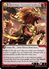 Red Hare, Unrivaled Stallion - 095 - Super Rare - Abyssal Heaven