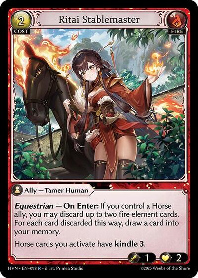 Ritai Stablemaster - 098 - Rare - Abyssal Heaven