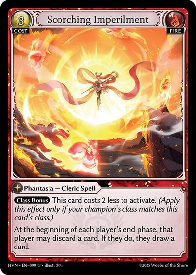 Scorching Imperilment - 099 - Uncommon - Abyssal Heaven