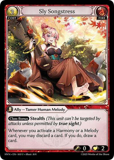 Sly Songstress - 103 - Uncommon - Abyssal Heaven