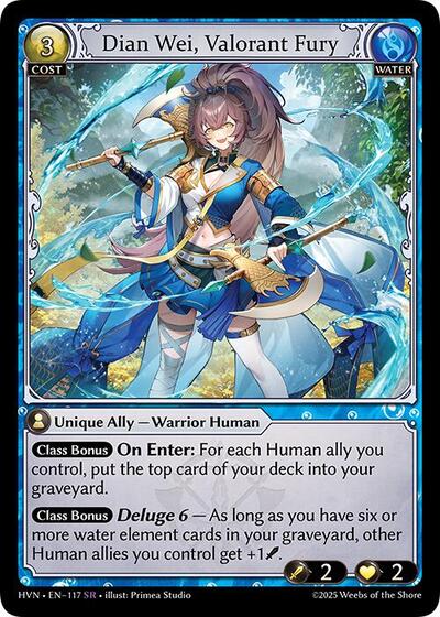 Dian Wei, Valorant Fury - 117 - Super Rare - Abyssal Heaven