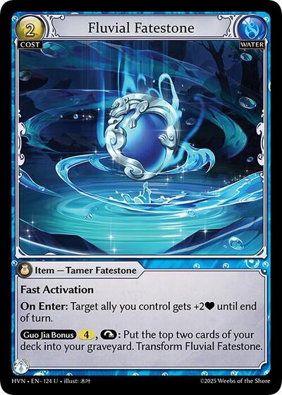 Fluvial Fatestone // Mocking Otter - 124 - Uncommon - Abyssal Heaven